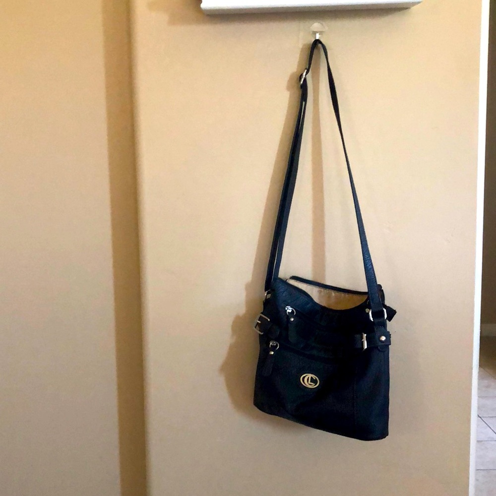 Black bag with multiple pockets